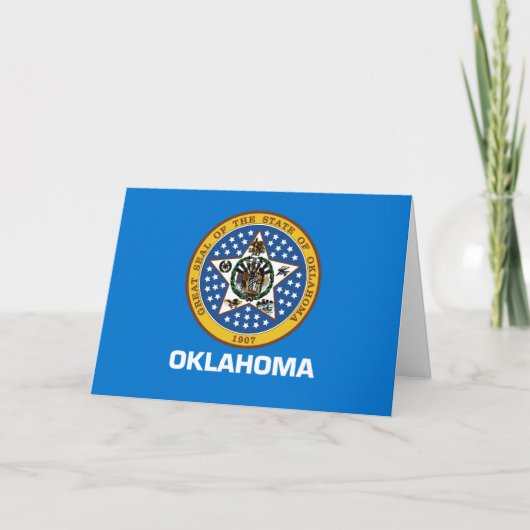 Oklahoman Flag & Seal, Flag of Oklahoma カード (正面)