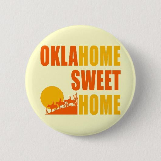 Oklahomeの菓子の家 缶バッジ (正面)