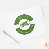 Okra Pickleラベル ラウンドシール (封筒)