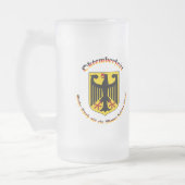 Oktemberfest mitのdeutschem Wappen フロストグラスビールジョッキ (左)