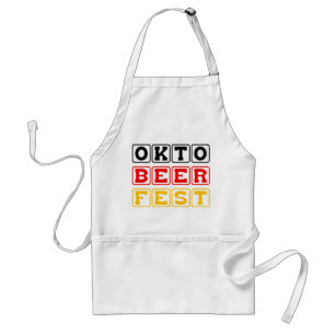 Oktobeerfest: オクトーバーフェストドイツビールフェスティバル スタンダードエプロン