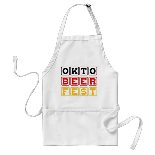 Oktobeerfest: オクトーバーフェストドイツビールフェスティバル スタンダードエプロン (正面)