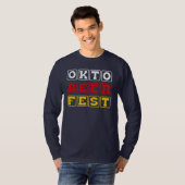 Oktobeerfest: オクトーバーフェストドイツビールフェスティバル tシャツ (正面フル)