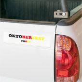 OktoberのFest Prost バンパーステッカー (トラック上)