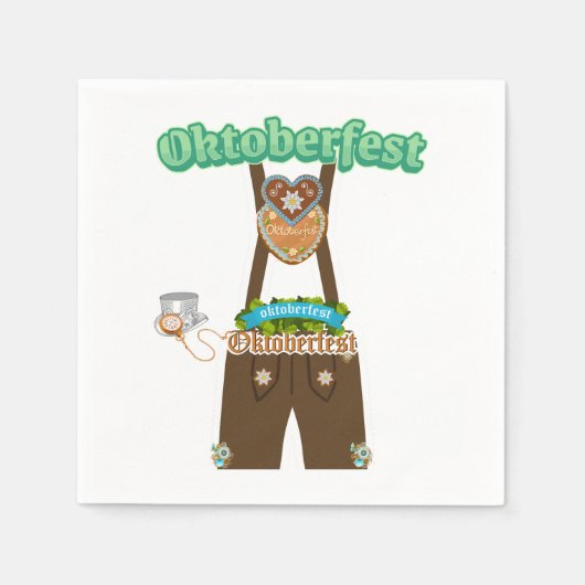 Oktoberfest スタンダードカクテルナプキン (正面)