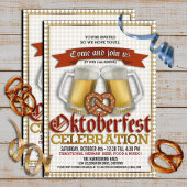 Oktoberfest Annual Celebration Party Invitations 招待状