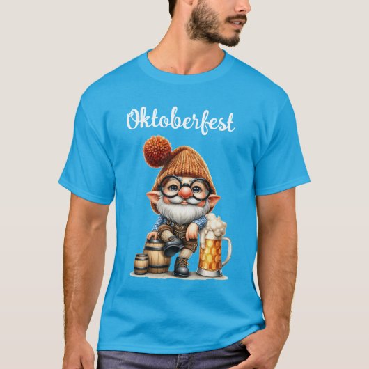 Oktoberfest Beer Gnome Tシャツ (正面)