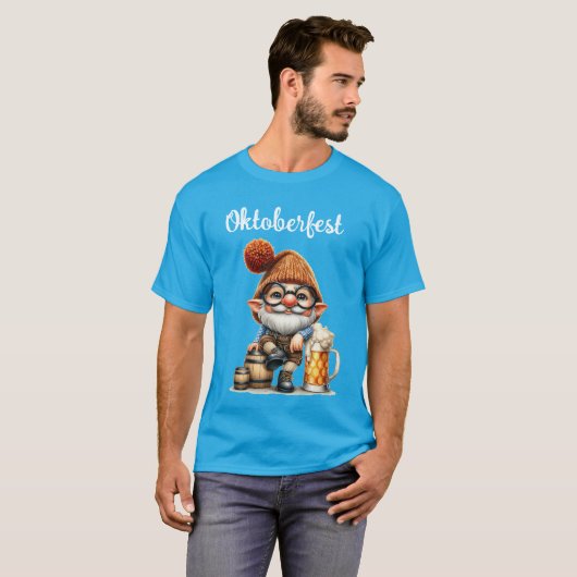 Oktoberfest Beer Gnome Tシャツ (正面フル)