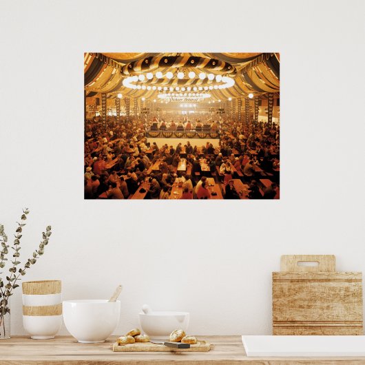 Oktoberfest Beer Tent ポスター (キッチン)