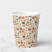 Oktoberfest Celebration Seamless Pattern – Wrappin 紙コップ (裏面)