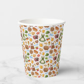 Oktoberfest Celebration Seamless Pattern – Wrappin 紙コップ (正面)