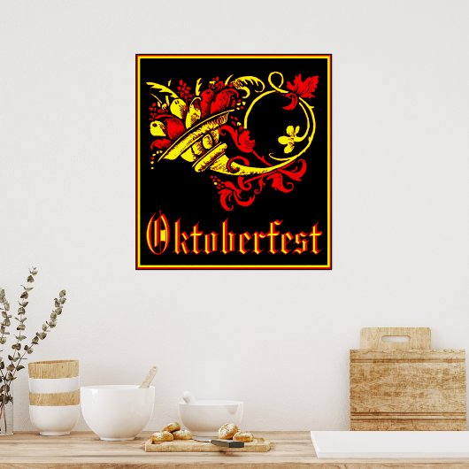 Oktoberfest Cornucopia ポスター (キッチン)