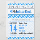 Oktoberfest Einladung 招待状 (正面)