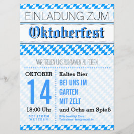 Oktoberfest Einladung 招待状