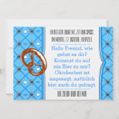 Oktoberfest Einladung 招待状 (裏面)