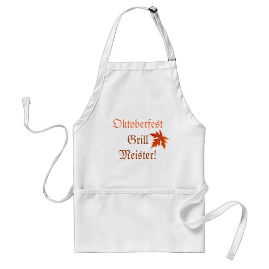 Oktoberfest Grill Meister Apron スタンダードエプロン (正面)