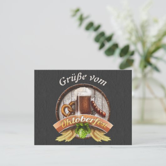 Oktoberfest Grüße カード (スタンド正面)