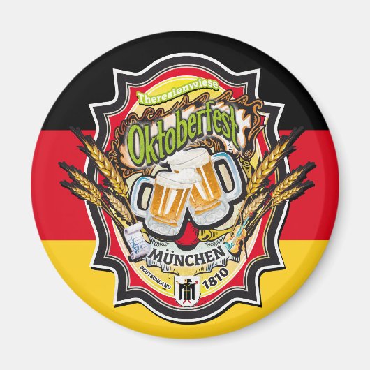 OKTOBERFEST  MÜNCHEN DEUTSCHLAND マグネット (正面)