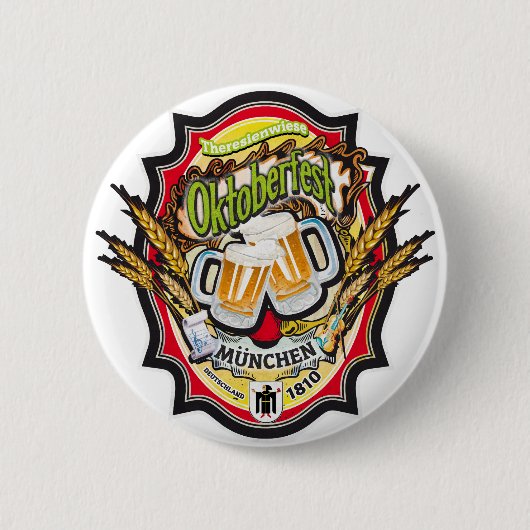 OKTOBERFEST  MÜNCHEN DEUTSCHLAND 缶バッジ (正面)