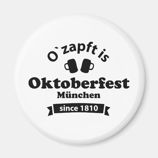 Oktoberfest O' zapft is マグネット (正面)