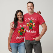 Oktoberfest On My Wurst Behavior Funny German Men Tシャツ (ユニセックス)