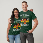 Oktoberfest On My Wurst Behavior Funny German Men  Tシャツ (ユニセックス)