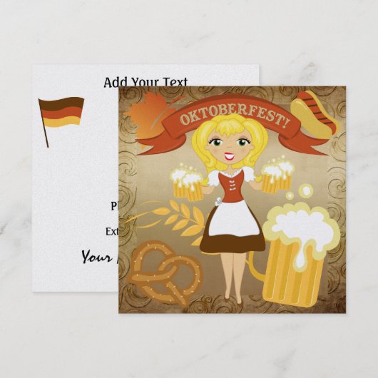 OKTOBERFEST - SRF 招待状 (正面/裏面)