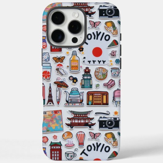 okyo Kawaii Sticker Bomb: Japan Pop Edition Case-Mate iPhoneケース (裏面)