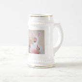 Olのよい白人の男の子ステイン ビールジョッキ (正面右)