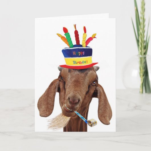 Olのヤギ カード (正面)