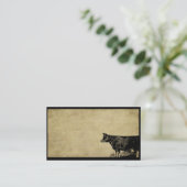 Ol 1頭の牛きちんとした名刺 名刺 (スタンド正面)