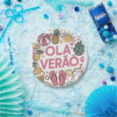 Olá Verão/Hello summer  ペーパープレート (パーティー)