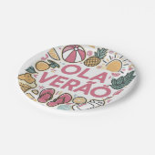 Olá Verão/Hello summer  ペーパープレート (アングル)