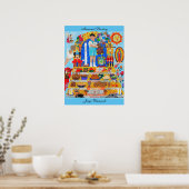 OLAMENDIESメモリ絵画ーのエンコレクター版P ポスター (キッチン)