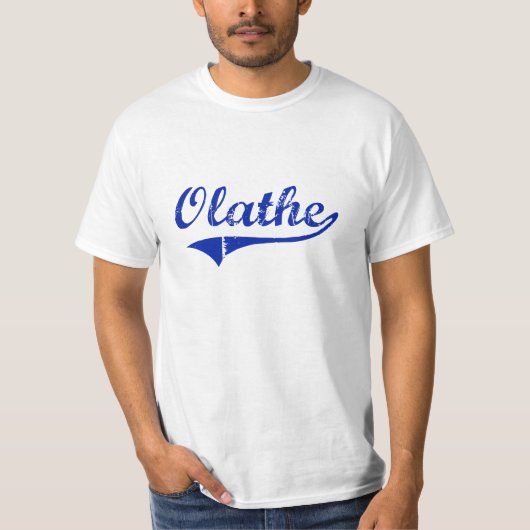 Olatheカンザスのクラシックなデザイン Tシャツ (正面)
