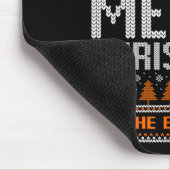 Olathe East Hawks Logo Merry Christmas Ugly Sweate マウスパッド (コーナー)