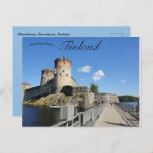 Olavinlinna Castle in Savonlinna Finland ポストカード (正面/裏面)