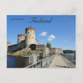 Olavinlinna Castle in Savonlinna Finland ポストカード (正面)