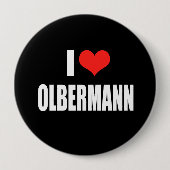 OLBERMANNの選挙のギア 缶バッジ (正面)