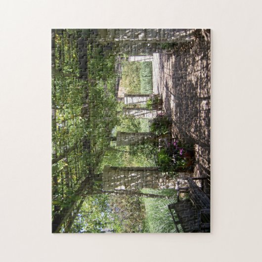 Olbrichの植物園の提供者のアーバー ジグソーパズル (縦)