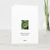 Olbrichの蝶2 カード (裏面)