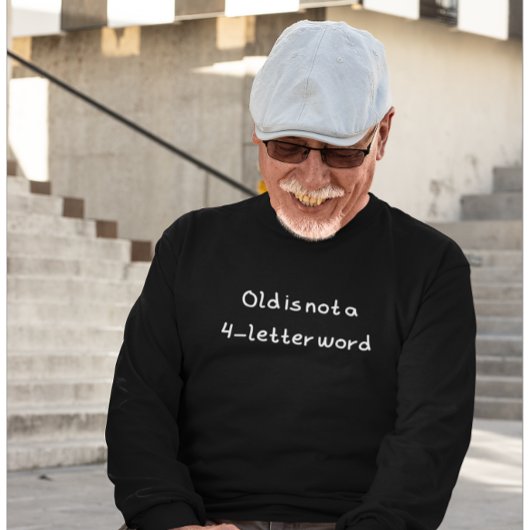 Oldは4文字のWord-whiteレタリングではない トライブレンドＴシャツ
