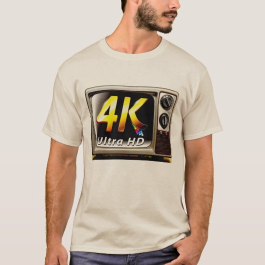 Old 4K Ultra HD Tシャツ (正面)