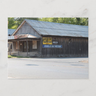 Old Abandoned Store Postcard ポストカード