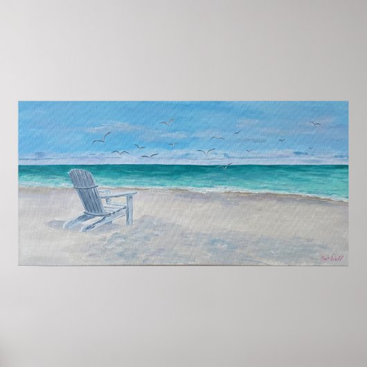 Old Adirondack Chair Poster - Just Dahl ポスター (正面)