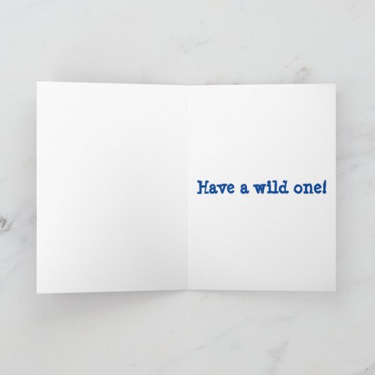 Old Age Funny Birthday カード (内部)