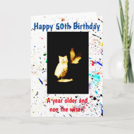 Old Age Funny Birthday カード