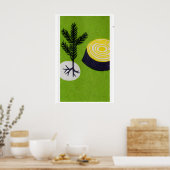 Old and New Tree - Matchbox Print - Aesthetic Wall ポスター (キッチン)