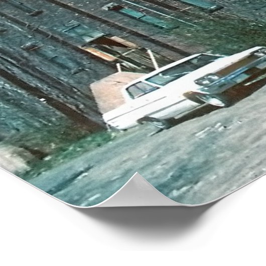 Old Armory Wilkes-Barre Pa. Poster ポスター (角)