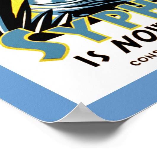 Old As Creation ~ Syphilis is now Curable ポスター (角)